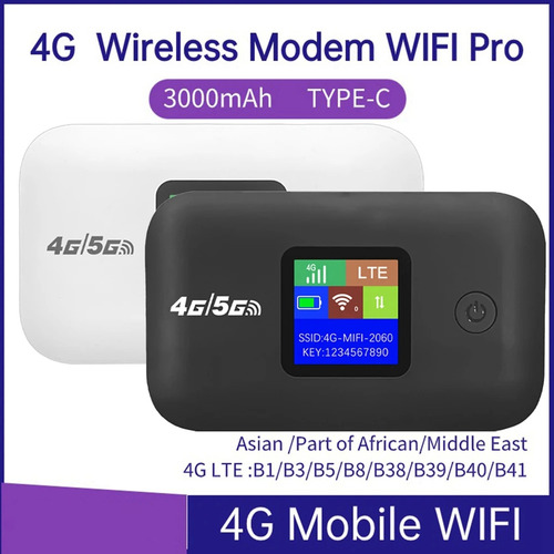 Enrutador A8 4g Lte Inalámbrico Wifi, Módem Portátil, 3000 M