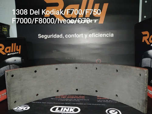 Banda Bloque De Frenos Delant. Kodiak/f750/f8000/iveco(40)