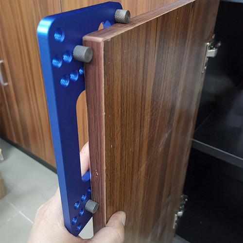 Plantilla Para Agujeros De Madera, Herramienta De Azul
