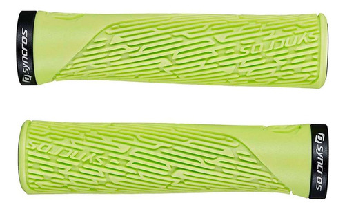 Manilares Bicicleta Syncros Grips Mtb Pro Verde Neon