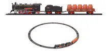 Comprar Tren Juguete Locomotora Vagones Vias Clasico Sonido Y Luz
