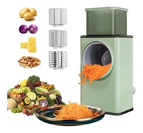 Vegetable Cutter Chopper Grater 3 In 1 Multifunctional