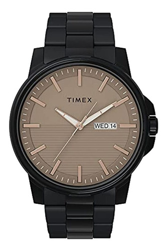 Reloj De Vestir De Cuarzo De 45 Mm Para Hombre Timex Con Cor