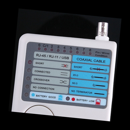 Medidor Digital 4 En 1 Rj11 Rj45 Usb Bnc Lan Tester