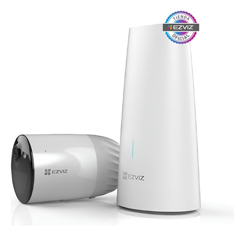Cámara Wifi Ezviz 1080p Batería 365 Días 24hs Color H265 Color Blanco
