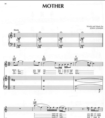 John Lennon Imagine * Partituras Piano (voz Guitarra Rítmica