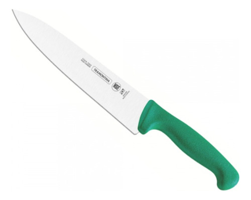 Cuchillo Chef Verde Profesional 8 Pulgadas Tramontina
