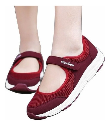 Zapatillas Cómodas Para Mujer Zapatos Planos Transpirables