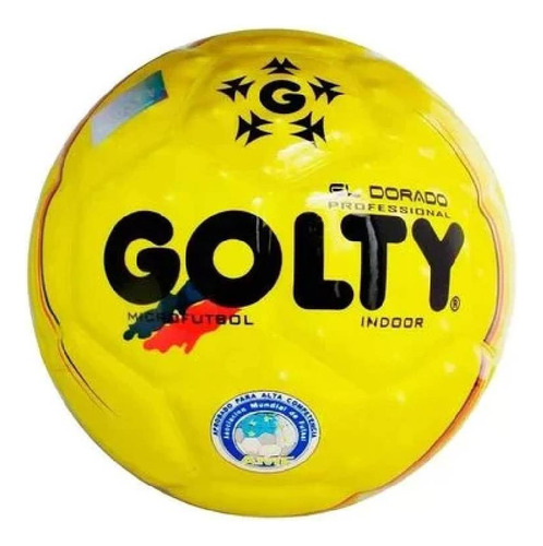 Balón Golty Dorado Profesional - Microfútbol