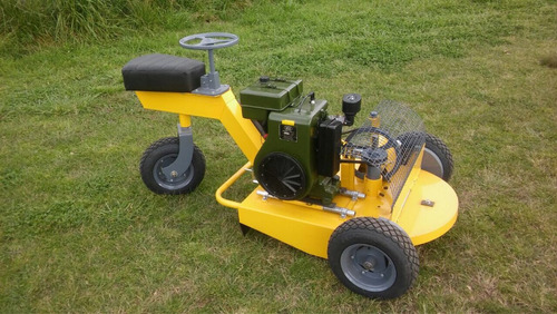 Tractor Cortacésped Motor Villa Nacional 8 Hp, Rueda Maciza