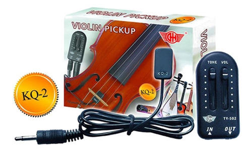 Microfono Para Violin - Violin Pickup - Control De Volumen