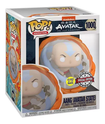 Funko Pop Avatar - Aang En Estado Avatar 1000 (56969) At