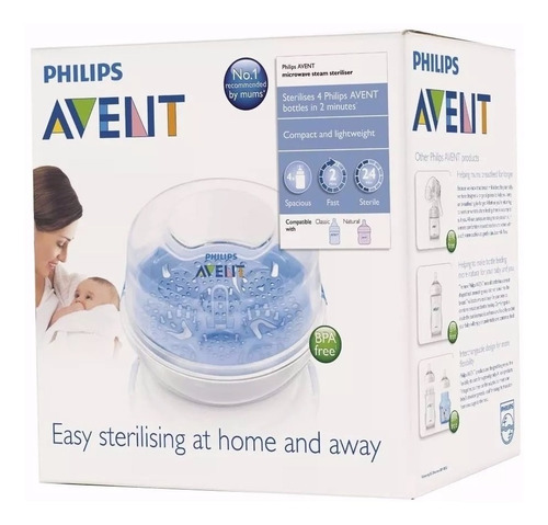 Esterilizador Mamaderas Microondas Avent Philips Creciendo