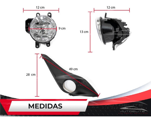 Imagen 6 de 8 de Kit Faros Niebla Toyota Yaris 2018 2019 Con Switch Y Arnes