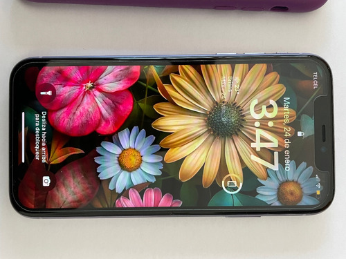 Apple iPhone 11 (128 Gb) - Morado, Excelente Estado, Aun Con Garantia, Capacidad Bateria 96% (Usado)