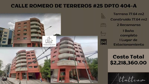 Departamento En Col. Del Valle Norte, Romero De Terreros #25, Delegación Benito Juarez  Nb10-di