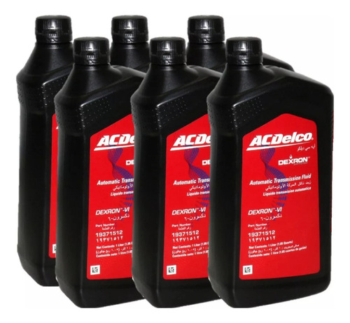 Aceite Transmision Automatica Dexron Vi Varios Autos Gm 6pz