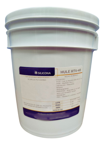 Hule De Silicón Rtv-48 C5 Kg. (caucho). Incluye Catalizador