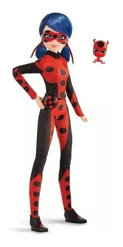 Miraculous Ladybug Muñeca Con Franjas Negras