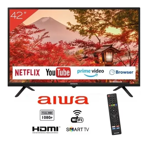 Televisor Led Smart Tv Aiwa 42 Pulgadas Full Hd 1080p Wifi