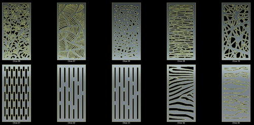 Imagen 5 de 10 de Chapas Decorativas Perforadas - Servicio De Corte Laser