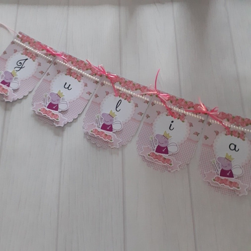 Banderines Personalizados 3d Peppa