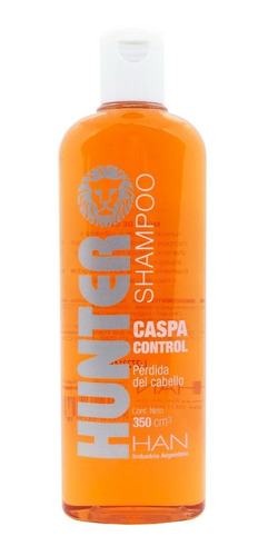 Han Hunter Shampoo Caspa Control Caída Cabello 350ml Local