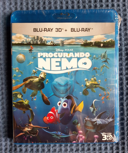 Blu-ray 3d + Blu-ray Procurando Nemo ( Lacrado!! / Duplo!! )