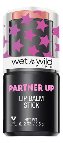 Wet N Wild Partner Up Lip Balm Stick Peach Bootcamp