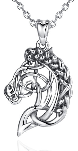 Celestia Horse Gifts For Women Sterling Silver Horse Pendant