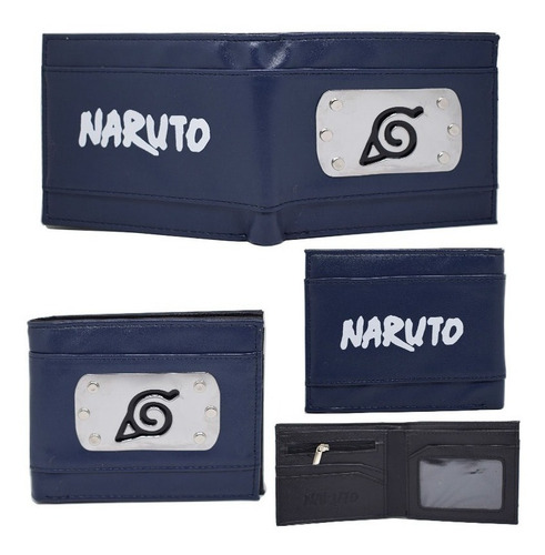 Imagen 1 de 6 de Billetera Naruto Konoha Bandana Anime Manga