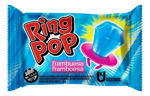 Chupetines Ring Pop X10 Unidades