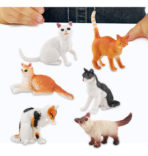 2 Gato De Juguete De Simulación, Modelo Animal, Estilo A