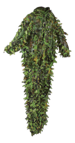 Conjunto De Pantalones 3d Leaf Jackets, Traje Ghillie De Cam