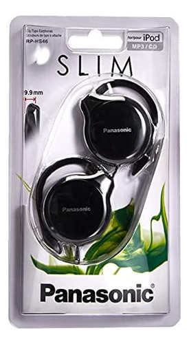 Panasonic- Rp-hs46e-k Auricular Delgado Con Clip - Negro