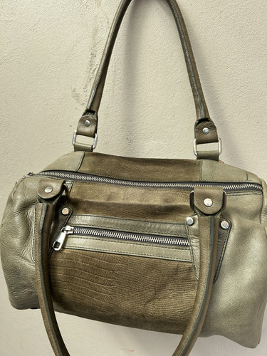 Cartera Verde Lazaro Cuero Verde (Usado)