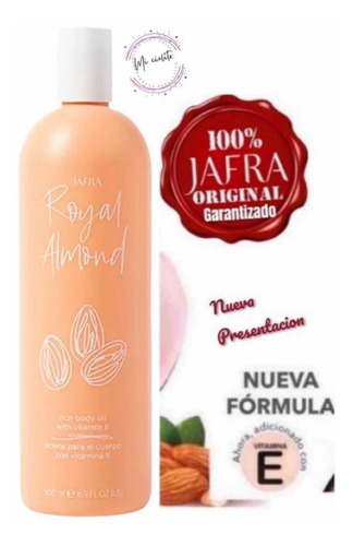 Aceite De Almendras Royal Almond Jafra 500ml  Con Vitamina E