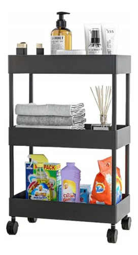 Albertech Carrito Organizador 3 Niveles Estante Ruedas Carro