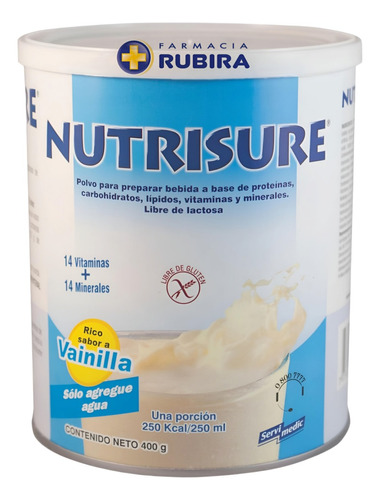 Complemento Nutricional Nutrisure Tipo Ensure Cn Plus 400gr