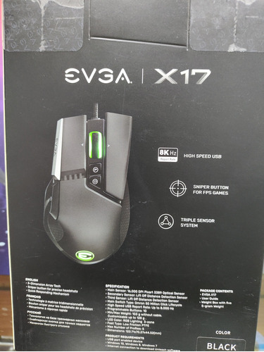 Mouse Alambrico Evga X17 