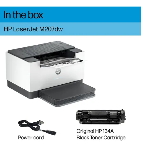 Impresora Hp Laserjet M207dw Laser Inalámbrica En Blanco Y N