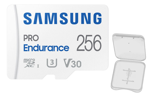 Cartão Memória  Samsung 256gb Pro Endurance E Adp +case