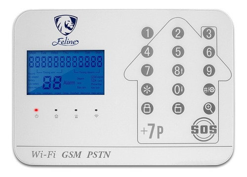 Wifi Kit 7 Alarma Plus Gsm Cel Touch Vecinal Seguridad Casa