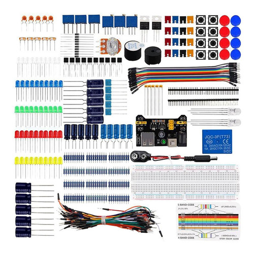 Componente Electrónico Kit De Inicio Básico Con 830 Puntos