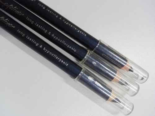 Bissu - Lapiz Delineador De Ojos Azul 10 Piezas