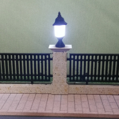 ... 10x Modelo De Luces De Calle En Miniatura Led Ho