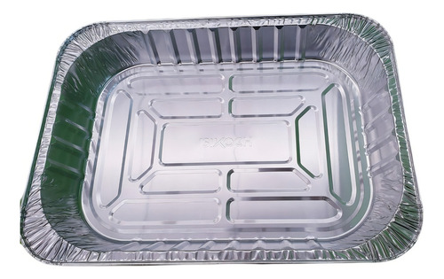 Charola Rectangular De Aluminio 50 Pcs (paveras)