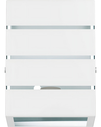 Friso de pared Arandela Eco E27 con enchufe común, 3 unidades, Mf130, color blanco
