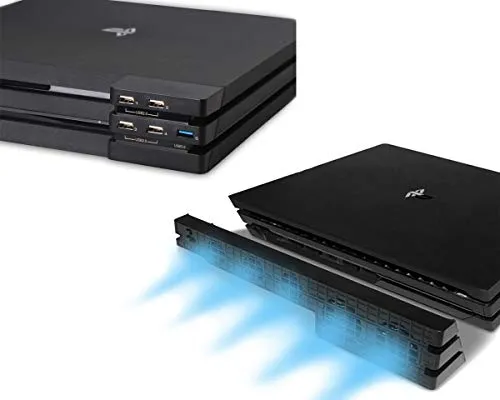 Pack Ventilador Y Hub Usb Para Ps4 Pro Con Sensor Automtico