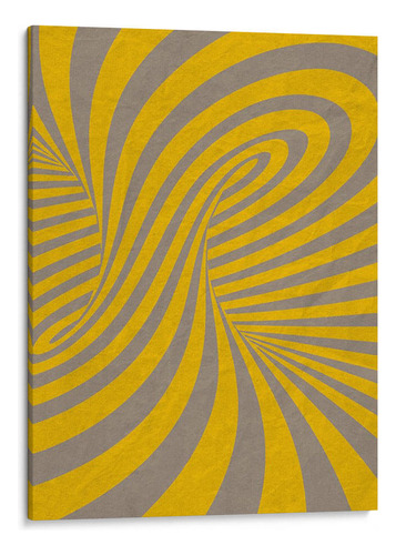 Canvas Lab Cuadro Amarillo Remolinos A 90x120, The Studio